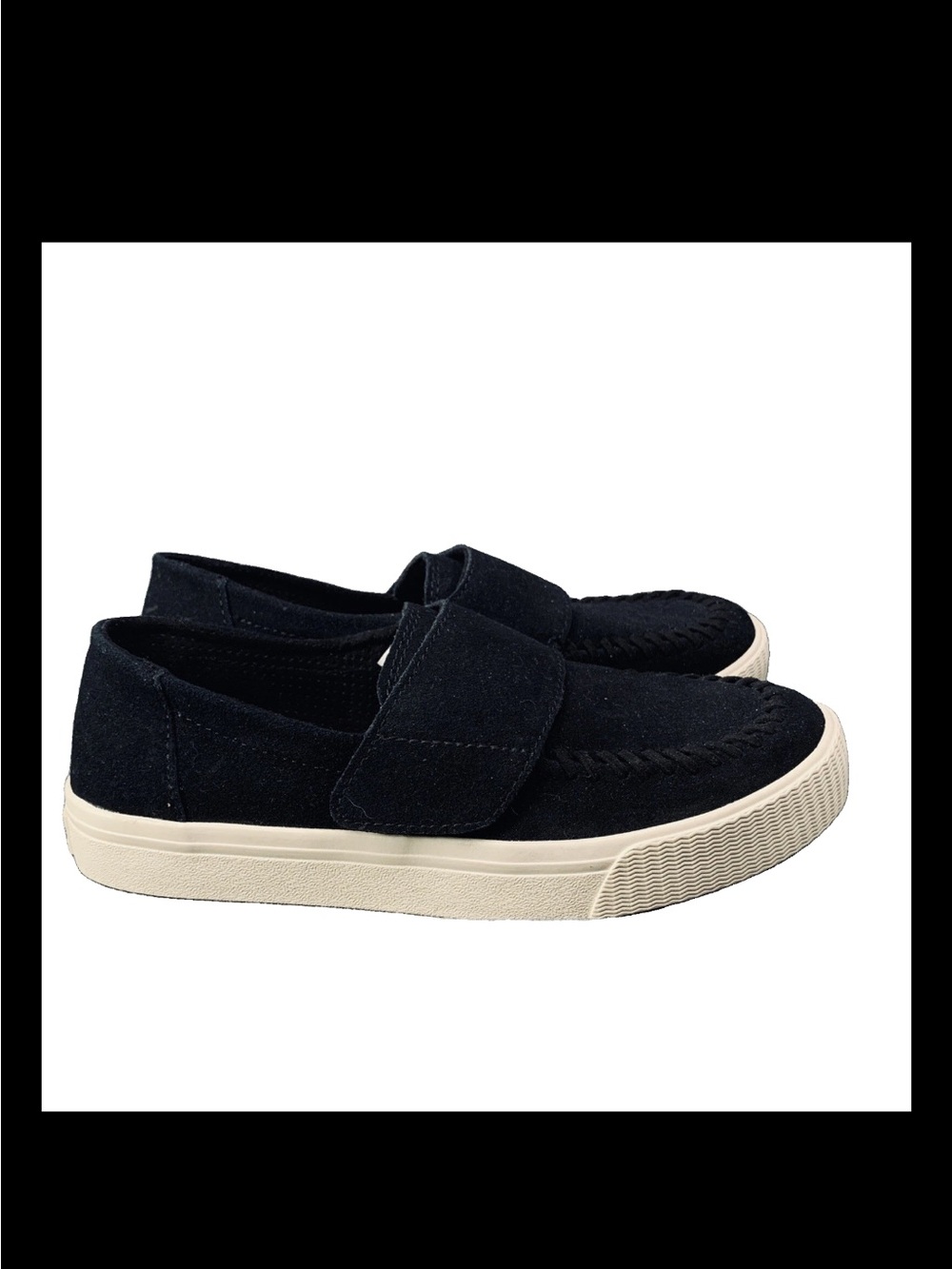 Toms Altair women's black suede slip-on shoes Size US7, EU 37.5, UK 7